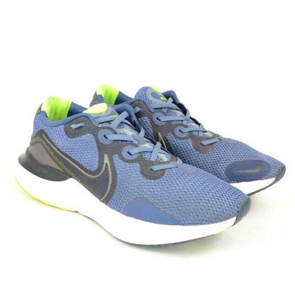 Nike Renew Men's Size 10 Blue & Gray Mesh Athletic Running Sneakers CK6357-400 - Picture 2 of 10